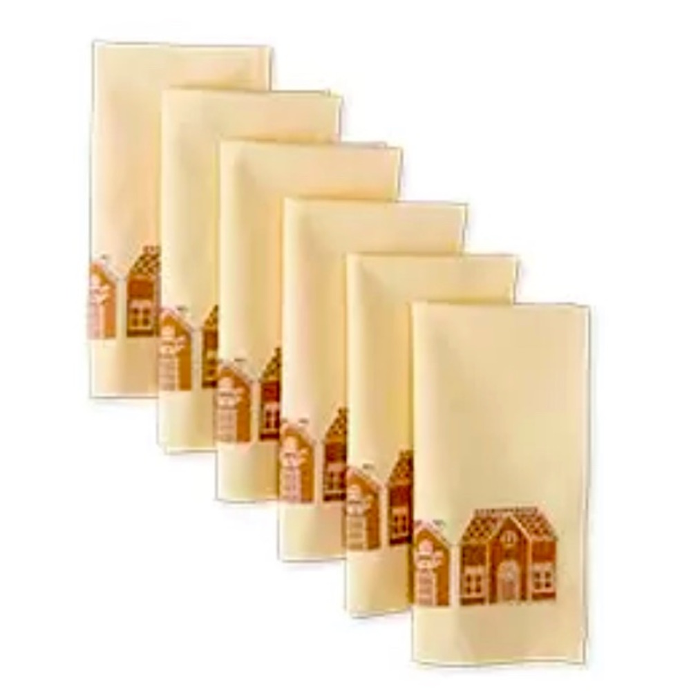 Gingerbread Six Piece Napkin Set